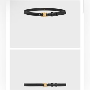 SMALL 18MM TRIOMPHE BELT IN TAURILLON LEATHER
690 USD